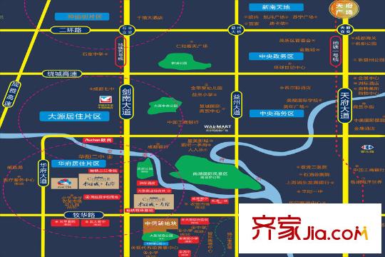 中信城區(qū)位圖