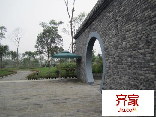 成都合院小區(qū)內(nèi)景觀(2010.07)