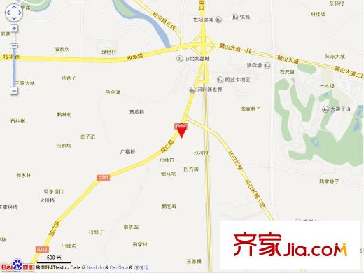 復(fù)地御香山3悅電子地圖
