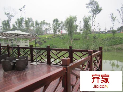 成都合院小區(qū)內(nèi)景觀(2010.07)