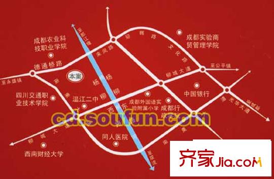 柳城陽光交通圖