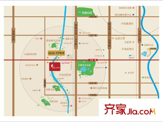 建發(fā)中央鷺洲交通圖區(qū)位圖