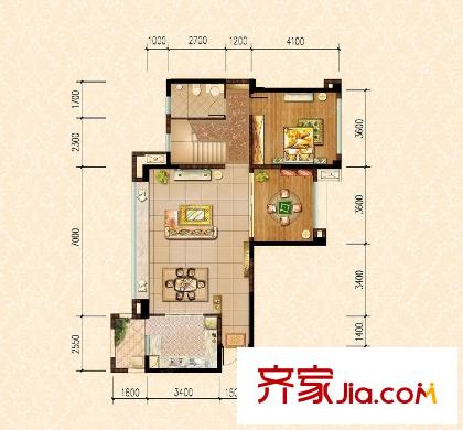 建發(fā)中央鷺洲戶型圖戶型圖 6室2廳2衛(wèi)1廚