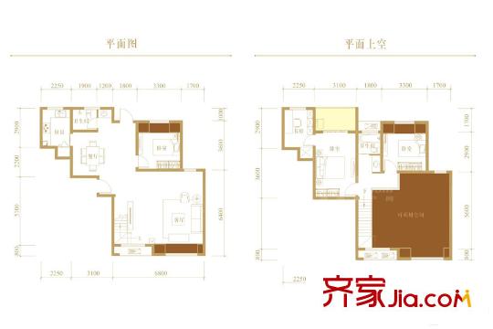 保利兩河森林D2’戶型
