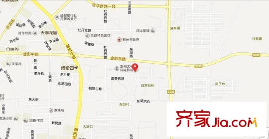 置信逸都丹郡御府交通圖