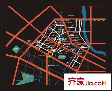新熙門交通圖區(qū)位圖