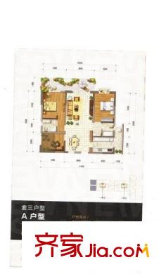 新熙門 2室 戶型圖