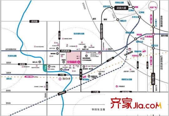 佳年華空港晶座交通圖