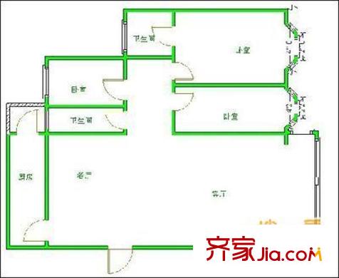 佳年華空港晶座 戶型圖