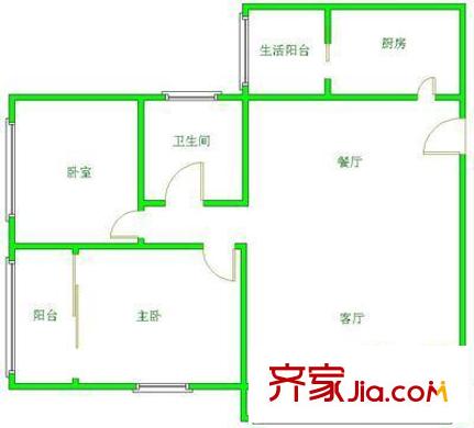 佳年華空港晶座 戶型圖