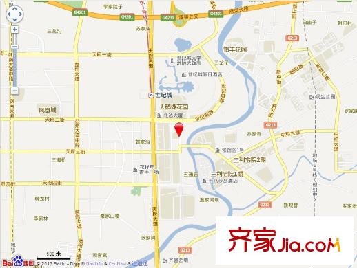 盛南領(lǐng)地交通圖