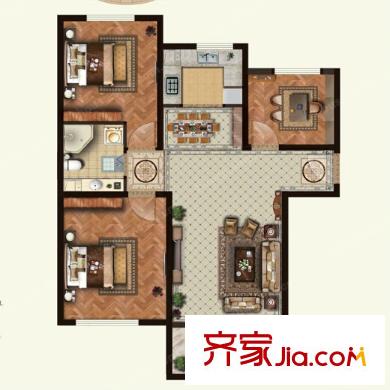 古田四路精品園戶型圖2室2廳 戶型圖 2室2廳