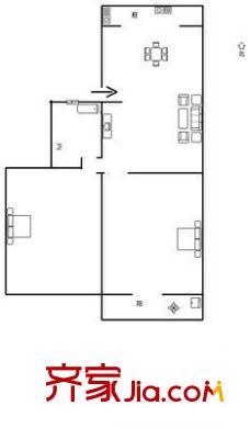 銀華花園二期戶型圖理想家園 3室 戶型圖 3室2廳2衛(wèi)1廚