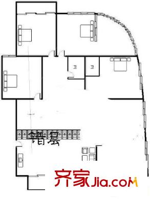 鑫濤苑 4室 戶型圖