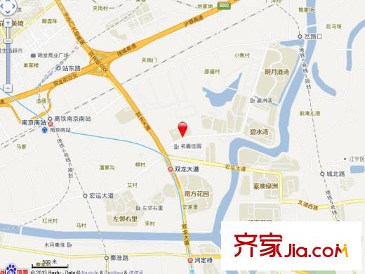 經緯城市花園交通圖