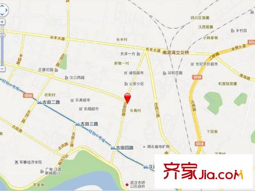 中民長青里交通圖電子地圖