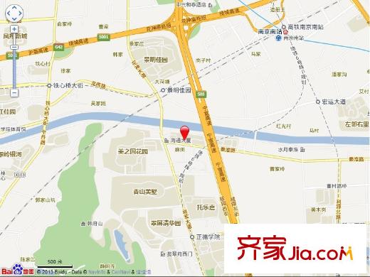 左岸名苑交通圖