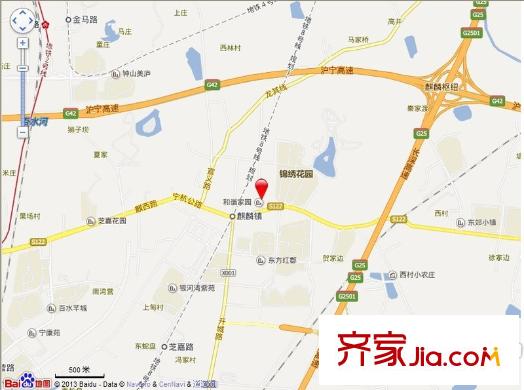 北晨雅居交通圖