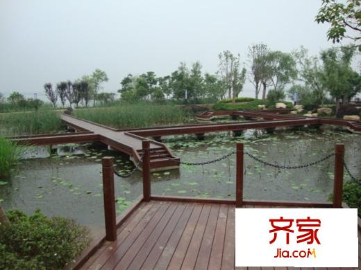 湖墅觀止別墅實景圖小區(qū)水景（20100525）