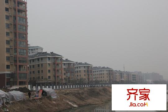 武夷水岸家園外景圖小區(qū)沿河外景（2013.1.7）