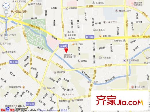 海泊橋小區(qū)交通圖