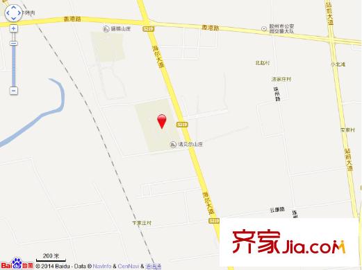諾貝爾山莊交通圖