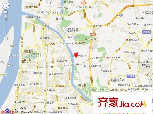 石頭城小區(qū)交通圖