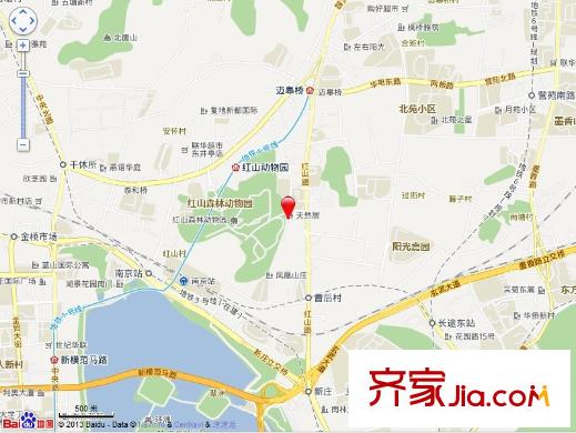 天然居交通圖