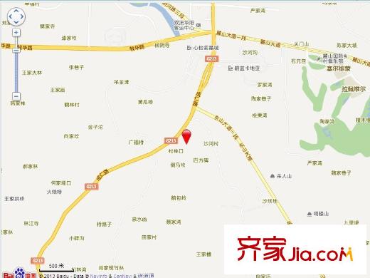 麓湖生態(tài)城瀾語溪岸交通圖