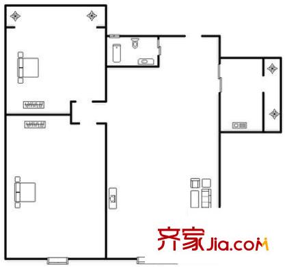 水漪裊銅戶型圖
