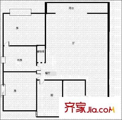 金房星座 3室 戶型圖