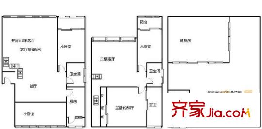金房苑琴園 4室 戶型圖