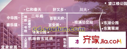美麗南庭交通圖