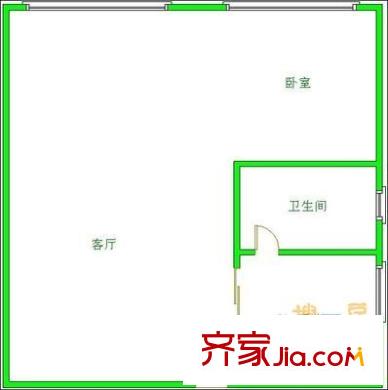 金茂禮都戶型圖戶型圖 1室1衛(wèi)1廚