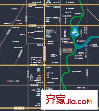 東苑錦江派交通圖交通區(qū)位圖