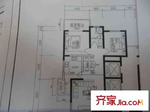 桂溪苑戶型圖戶型圖 2室2廳1衛(wèi)1廚