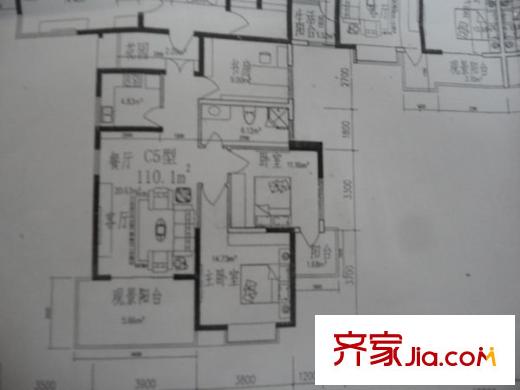 桂溪苑戶型圖戶型圖 3室2廳1衛(wèi)1廚