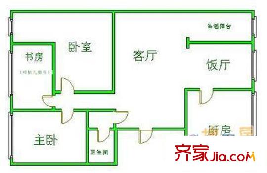 四季花語 戶型圖