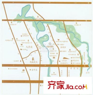 恒業(yè)星園交通圖