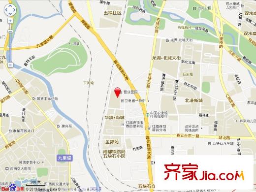 恒業(yè)星園交通圖