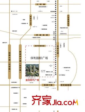 金控時(shí)代廣場(chǎng)交通圖區(qū)位圖