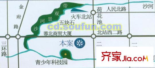 恒業(yè)星園交通圖