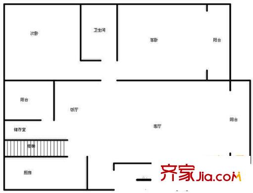 嘉瑞苑 4室 戶型圖