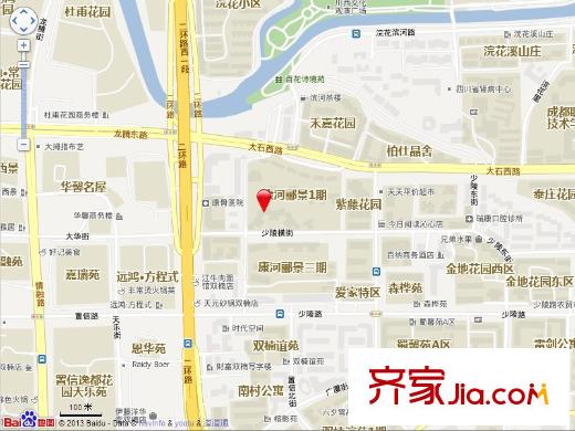 康河酈景交通圖