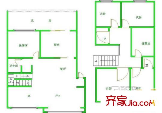 交大廣廈小區(qū)戶型圖戶型圖 4室2廳2衛(wèi)1廚