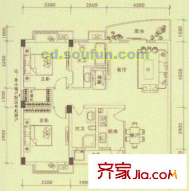 大觀城市花園配套圖C型
