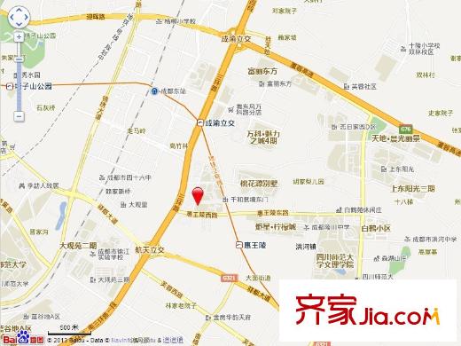 大觀城市花園交通圖