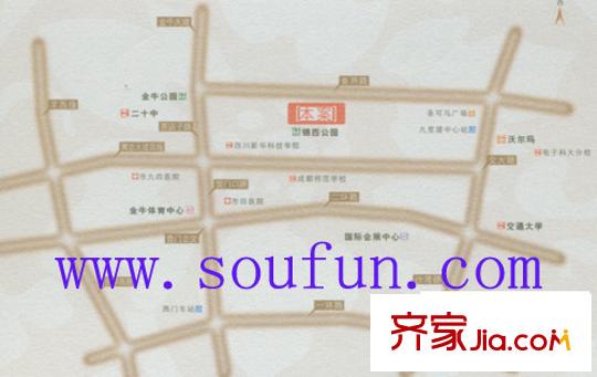 金府路6號(hào)院交通圖