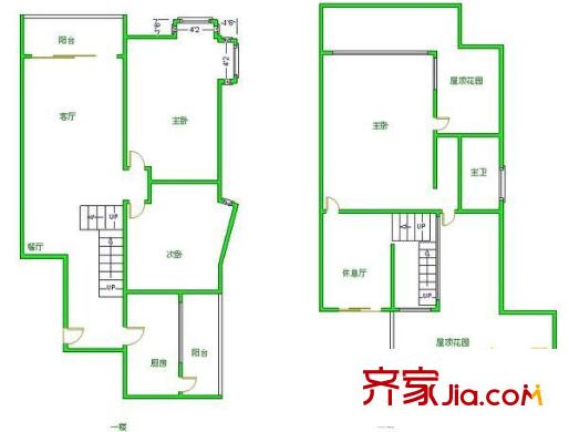 康橋品上 3室 戶型圖