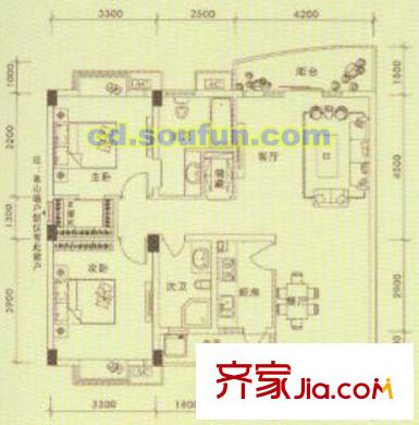 大觀城市花園配套圖G型